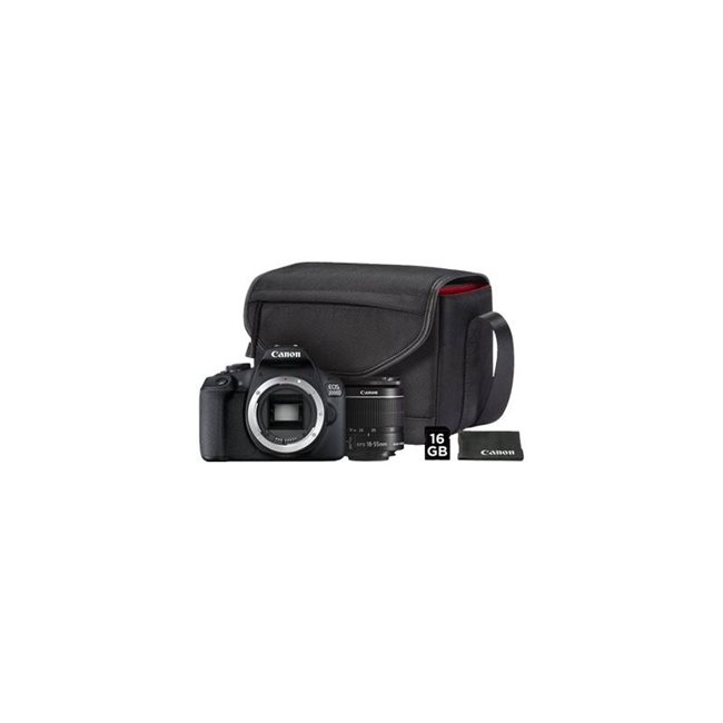 Canon EOS 2000D Digitalkamera SLR 24.1 MPix APS-C 1080p / 30 BpS