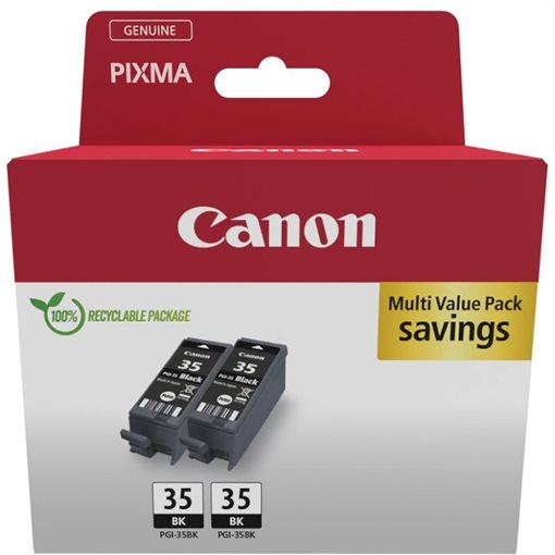 Canon Original 2er Pack Tinte schwarz - 2x9,3ml PGI-35BK - 1509B029 Canon Original 2er Pack Tinte schwarz - 2x9,3ml PGI-35BK - 1509B029