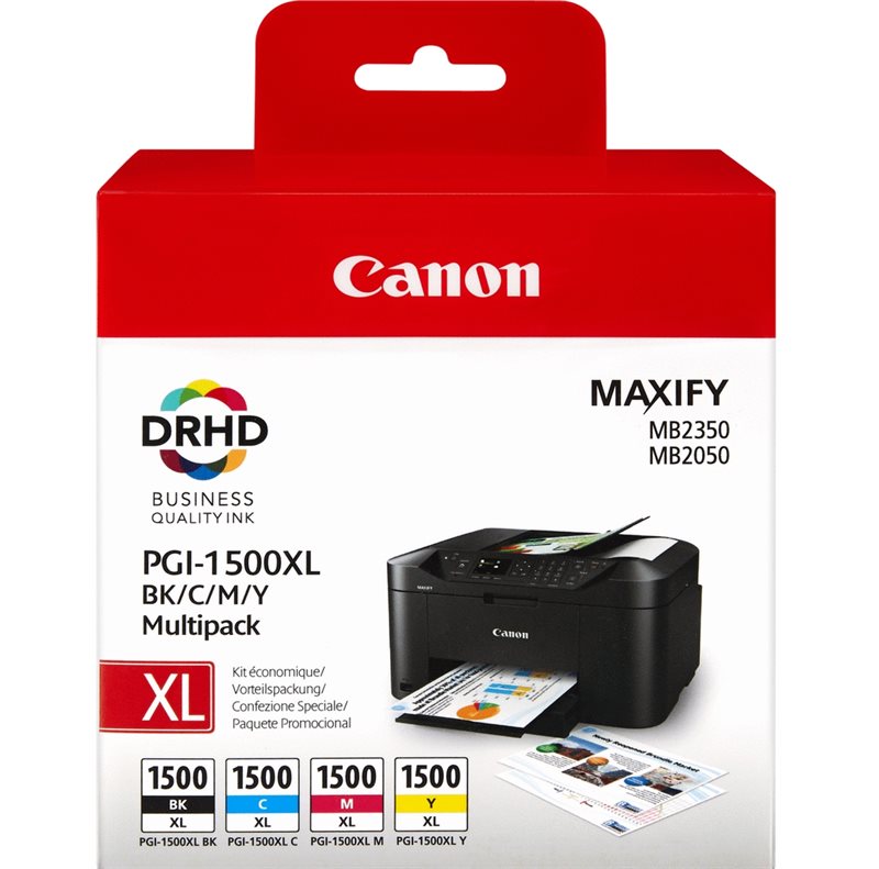 Canon Original - PGI-1500XL C/M/Y/BK Tinte Canon Original - PGI-1500XL C/M/Y/BK Tinte