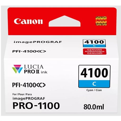 Canon Original Tinte cyan PFI-4100 C - 6778C001 Canon Original Tinte cyan PFI-4100 C - 6778C001
