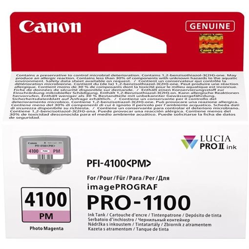 Canon Original Tinte foto magenta PFI-4100 PM - 6782C001 Canon Original Tinte foto magenta PFI-4100 PM - 6782C001
