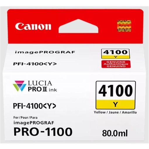 Canon Original Tinte gelb PFI-4100 Y - 6780C001 Canon Original Tinte gelb PFI-4100 Y - 6780C001