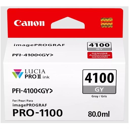 Canon Original Tinte grau PFI-4100 GY - 6783C001 Canon Original Tinte grau PFI-4100 GY - 6783C001