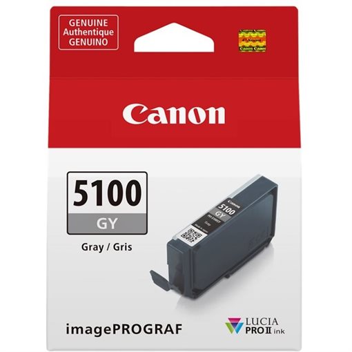 Canon Original Tinte grau PFI-5100 GY - 6959C001 Canon Original Tinte grau PFI-5100 GY - 6959C001