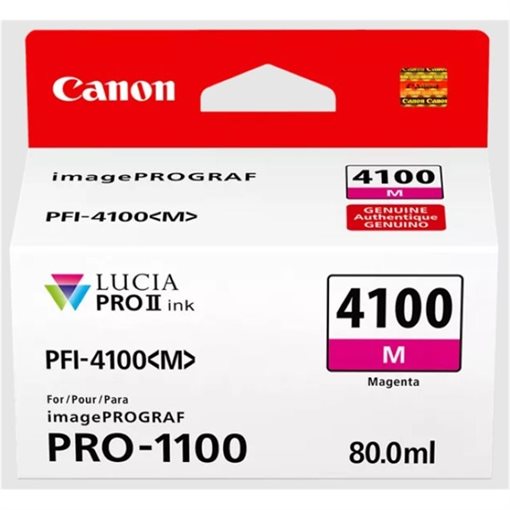 Canon Original Tinte magenta PFI-4100 M - 6779C001 Canon Original Tinte magenta PFI-4100 M - 6779C001
