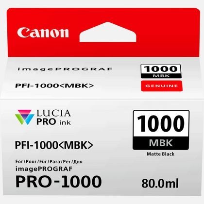 Canon original - inc matt black PFI-1000MBK