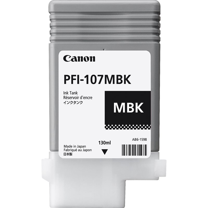 Canon Original - Tinte matt schwarz PFI-107MBK
