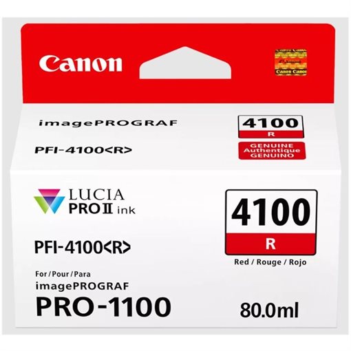 Canon Original Tinte rot PFI-4100 R - 6785C001 Canon Original Tinte rot PFI-4100 R - 6785C001