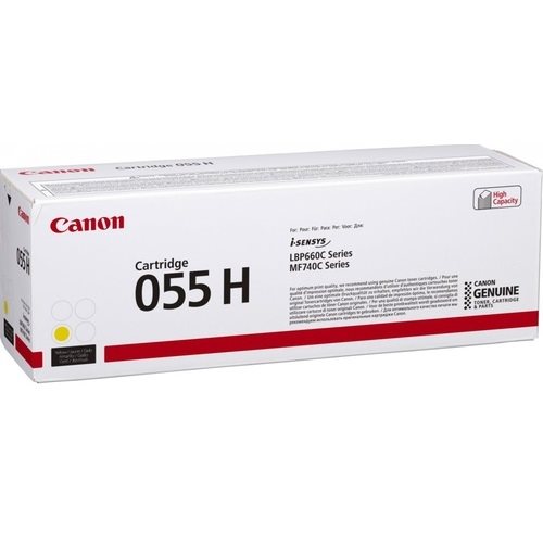 Canon Original Toner 055H gelb - 3017C002 Canon Original Toner 055H gelb - 3017C002