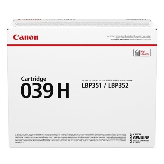 Canon Original - Toner schwarz 039H - 0288C001 Canon Original - Toner schwarz 039H - 0288C001
