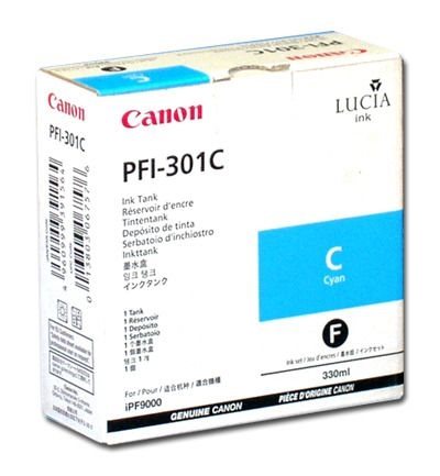 Canon Tinte cyan (1487B001) für IPF8000, PFI-301C Canon Tinte cyan (1487B001) für IPF8000, PFI-301C