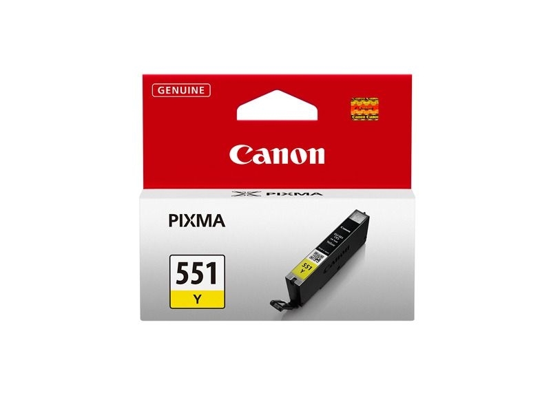 Canon ink cartridge yellow CLI-551Y, 6511B001