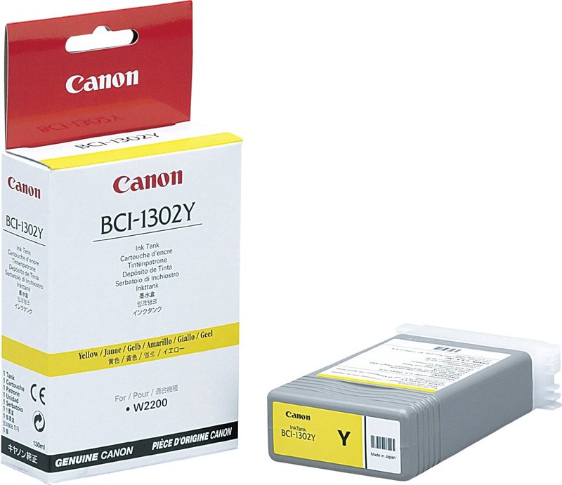 Canon Tintenpatrone gelb für W2200