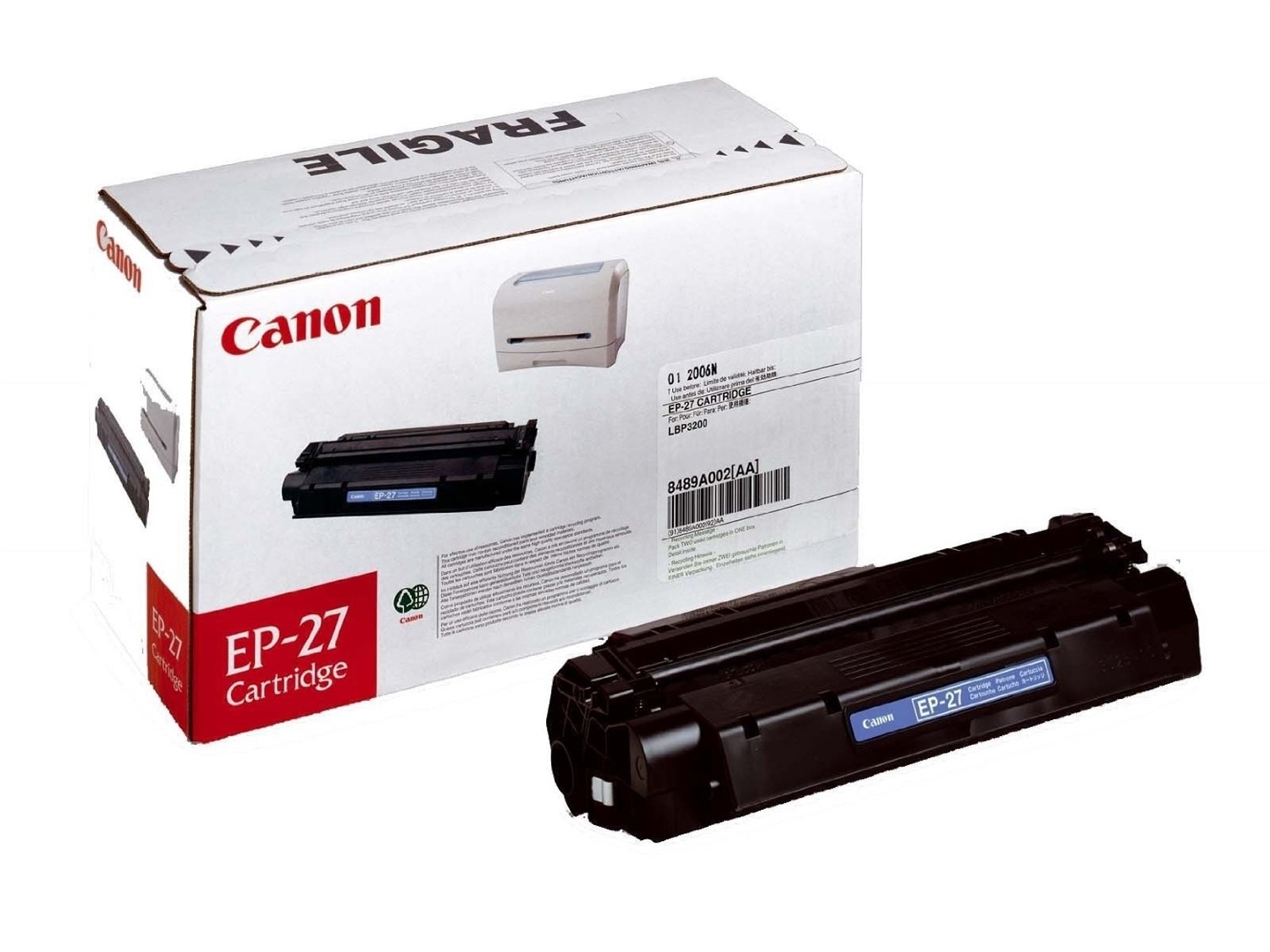 Canon Toner schwarz, EP-27, 8489A002 Canon Toner schwarz, EP-27, 8489A002