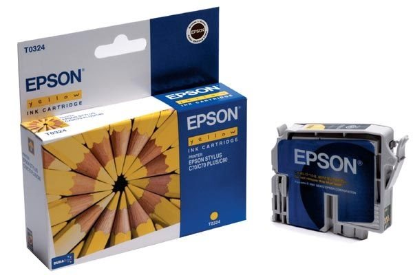 EPSON Farbtintenpatrone für Stylus C80, gelb EPSON Farbtintenpatrone für Stylus C80, gelb