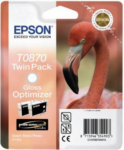 Epson Gloss Optimizer 2-Pack für R1900, T08704010 Epson Gloss Optimizer 2-Pack für R1900, T08704010