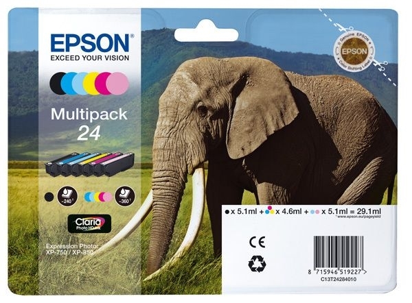 Epson Multipack 6 coloren 24 Claria T2428