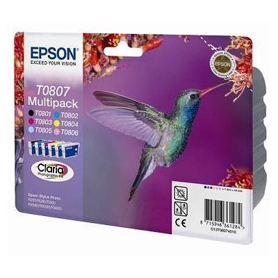 Epson Multipack 6-farbig für R265, T08074011