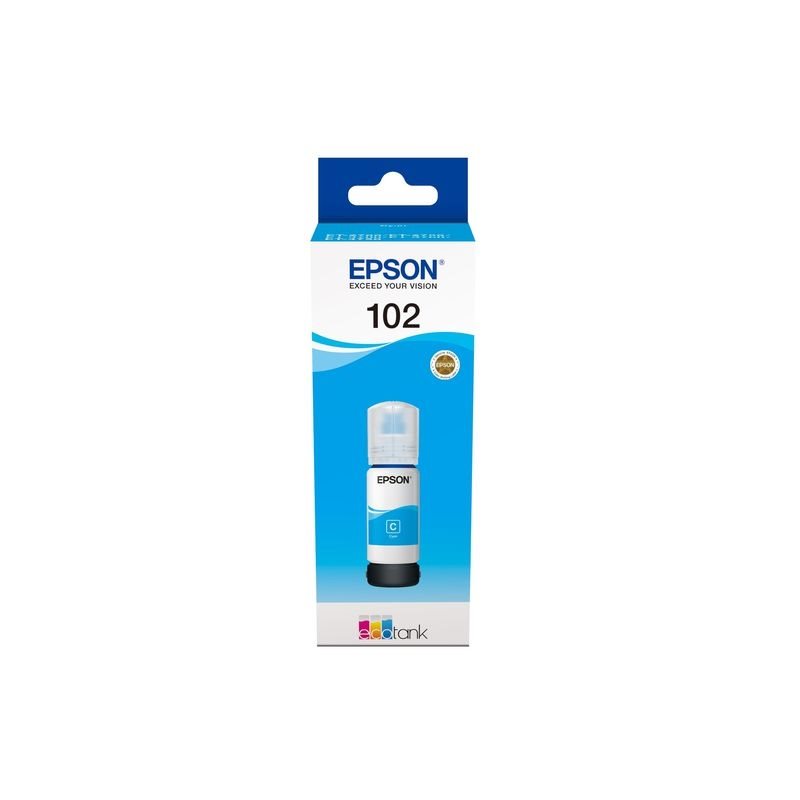 Epson Original 102 - Tinte cyan - C13T03R240 Epson Original 102 - Tinte cyan - C13T03R240
