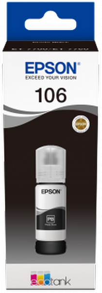 Epson Original 106 - Tinte Photo schwarz - C13T00R140 Epson Original 106 - Tinte Photo schwarz - C13T00R140