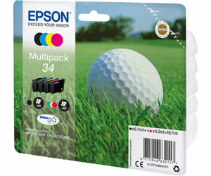 Epson Original - 4er-Pack Tinte 34 B/C/M/Y Epson Original - 4er-Pack Tinte 34 B/C/M/Y