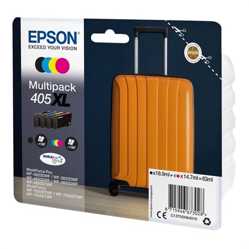 Epson Original HC Multipack BK/C/M/Y 405XL - C13T05H64010 Epson Original HC Multipack BK/C/M/Y 405XL - C13T05H64010