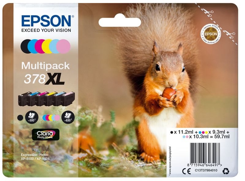 Epson Original - HC Tinte BCMY -  C13T37984010