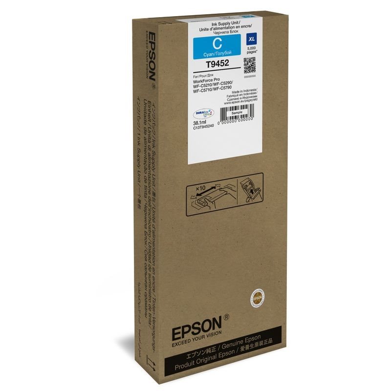 Epson Original - HC Tinte cyan -  C13T945240