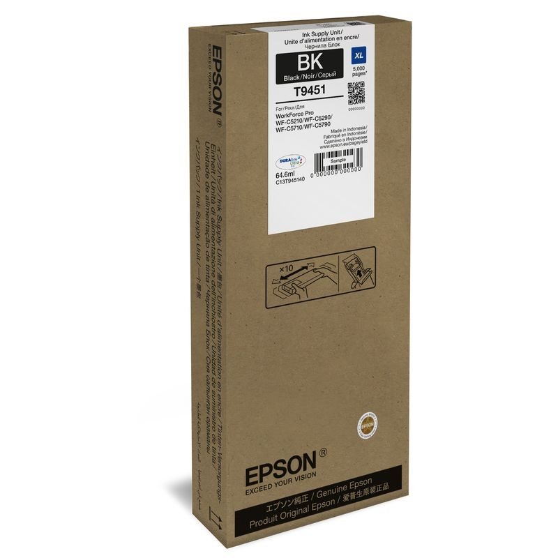 Epson Original - HC Tinte schwarz -  C13T945140