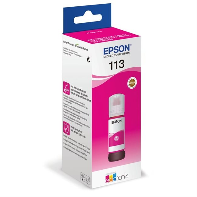 Epson original ink magenta 113 - C13T06B340