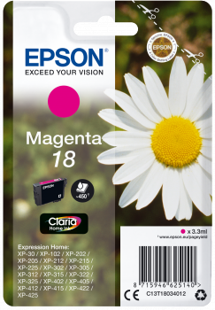 Epson original 18 ink magenta - C13T18034012