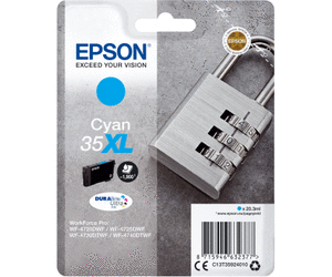 Epson Original - Tinte 35XL cyan -  C13T35924010