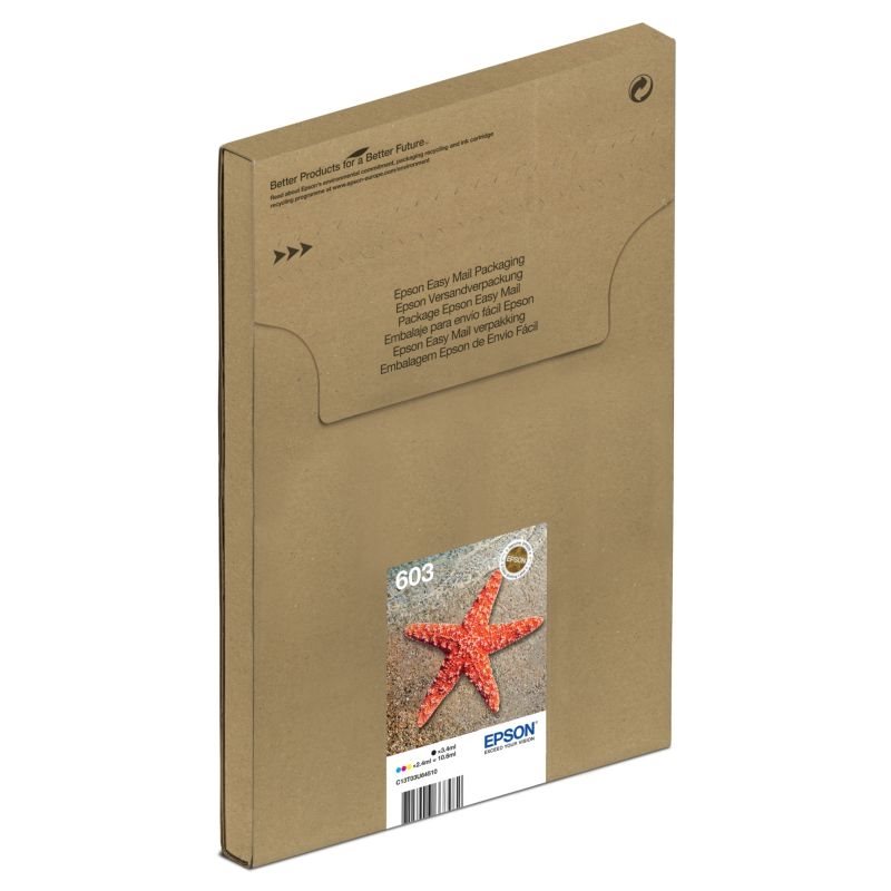 Epson Original Tinte 4er Multipack BKCMY - Easy Mail 603 - C13T03U64510 Epson Original Tinte 4er Multipack BKCMY - Easy Mail 603 - C13T03U64510