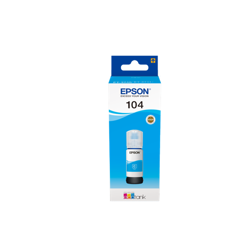 Epson Original Tinte cyan 104 - C13T00P240 Epson Original Tinte cyan 104 - C13T00P240
