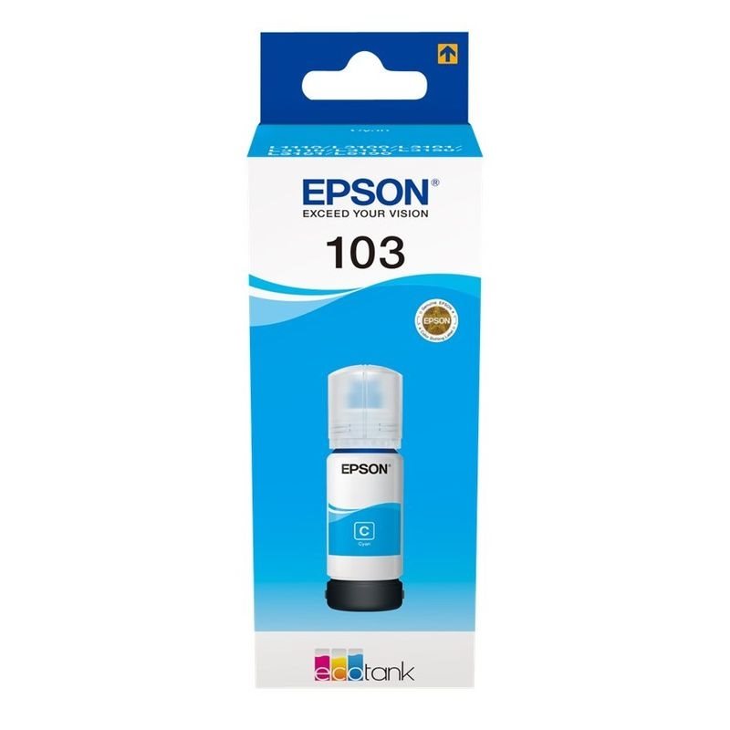 Epson Original Tinte cyan EcoTank 103 - C13T00S24A10