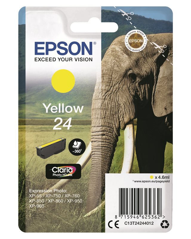 Epson Original - Tinte gelb - 24 Claria