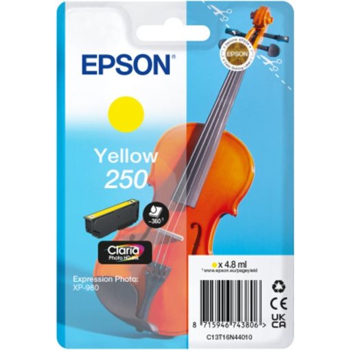 Epson original ink yellow 250 Violin Claria - C13T16N44010
