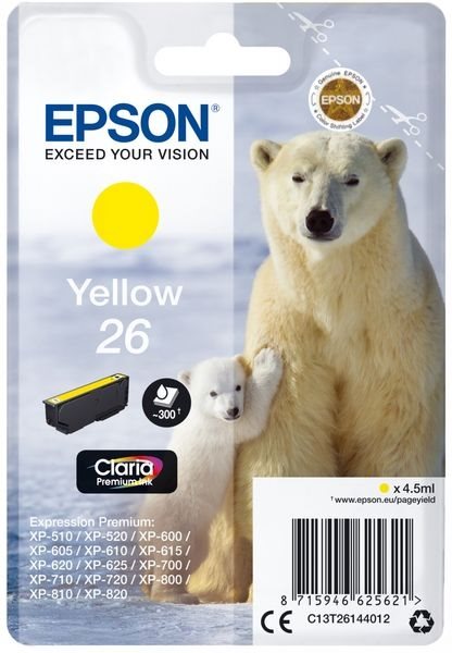 Epson Original - Tinte gelb - C13T26144012 Epson Original - Tinte gelb - C13T26144012