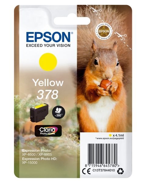 Epson - ink yellow -  C13T37844010