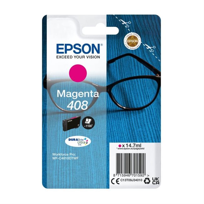 Epson Original Tinte magenta 408 - C13T09J34010 Epson Original Tinte magenta 408 - C13T09J34010