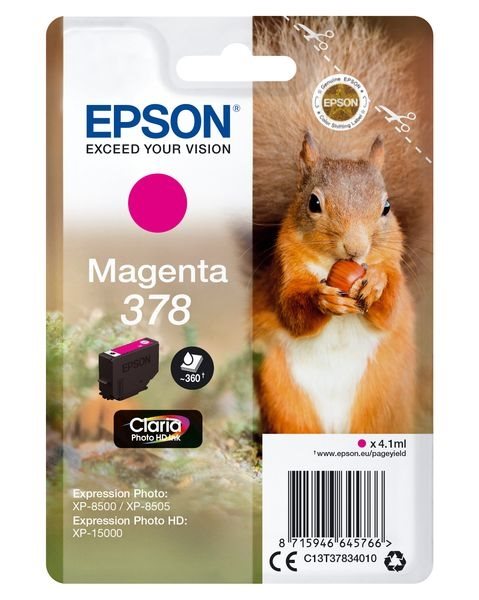 Epson Original - Tinte magenta - C13T37834010 Epson Original - Tinte magenta - C13T37834010