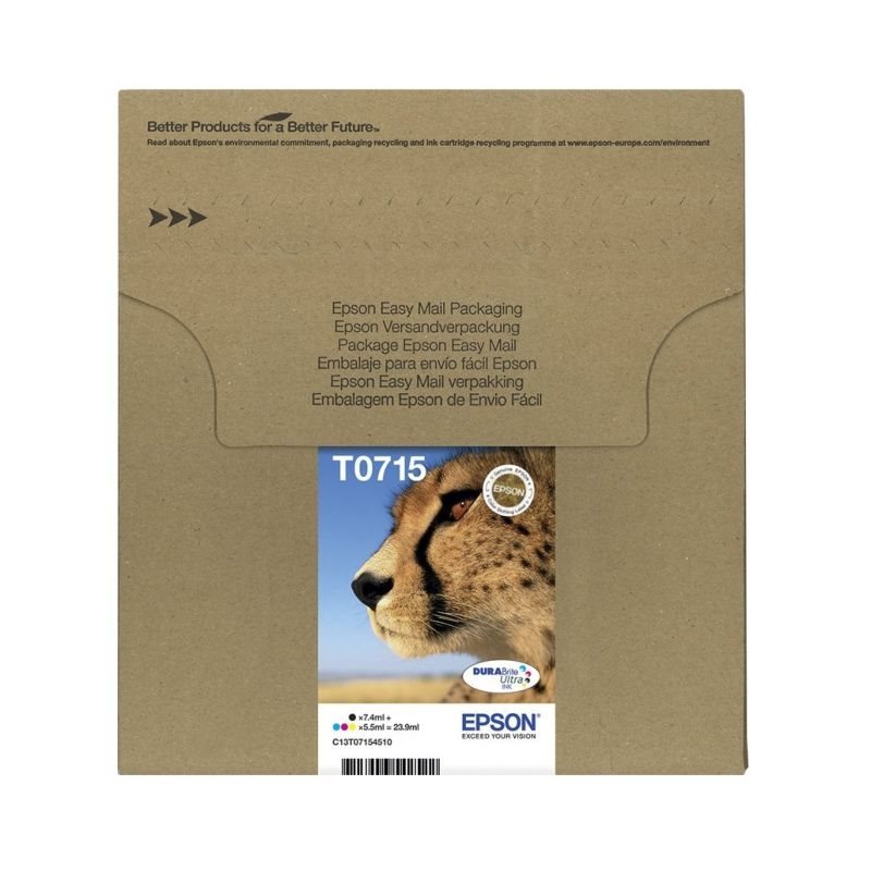 Epson Original Tinte Multipack bk/c/m/y Easy Mail Packaging T1285 Epson Original Tinte Multipack bk/c/m/y Easy Mail Packaging T1285