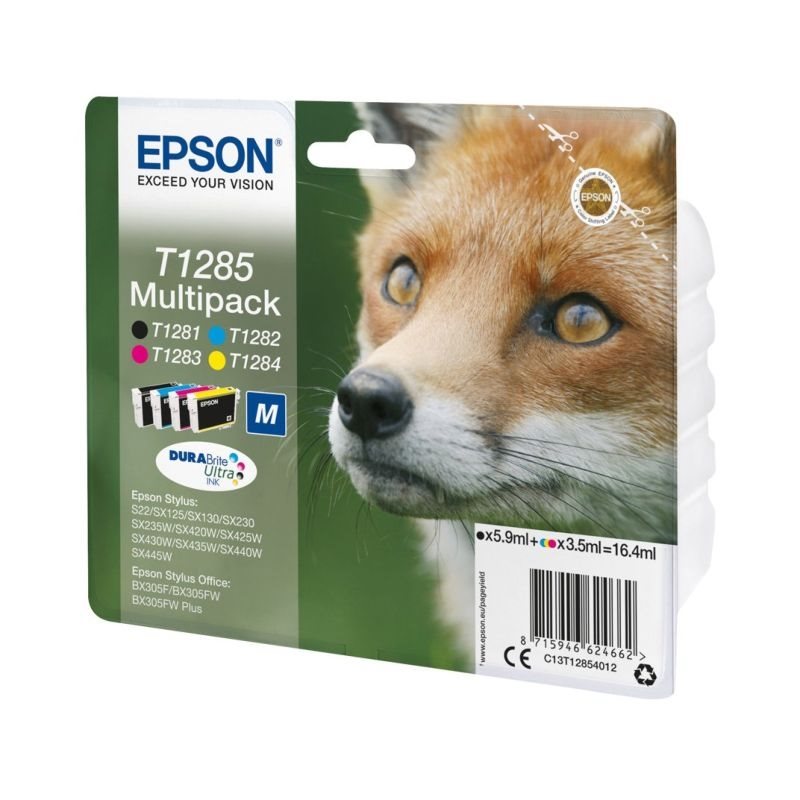 Epson Original Tinte Multipack bk/c/m/y T1285 - C13T12854012