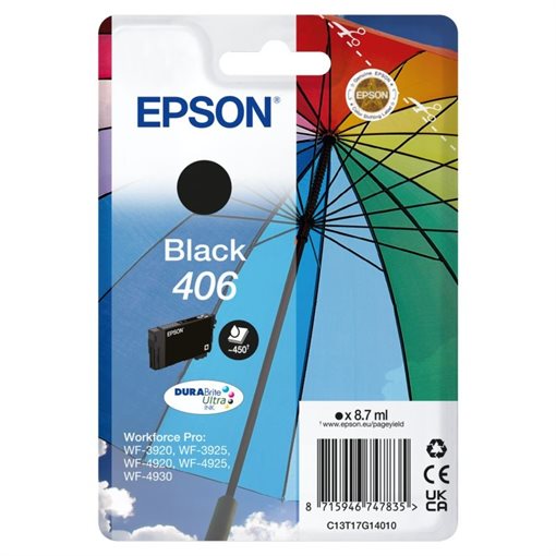 Epson original ink black 406 Umbrella - C13T17G14010