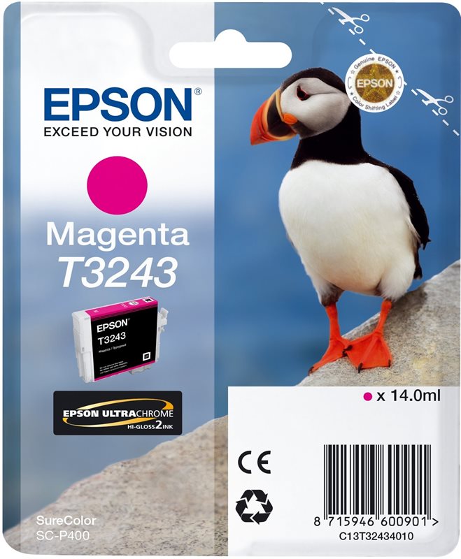 Epson Original - Tinte T3243 magenta Epson Original - Tinte T3243 magenta