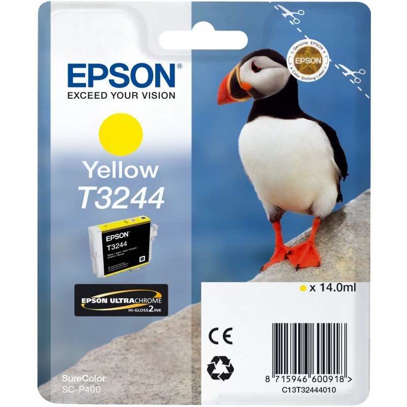 Epson Original - Tinte T3244 gelb - C13T32444010 Epson Original - Tinte T3244 gelb - C13T32444010
