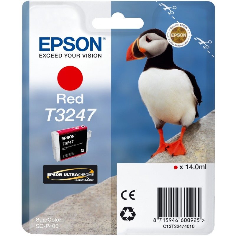 Epson Original - Tinte T3247 rot -  C13T32474010