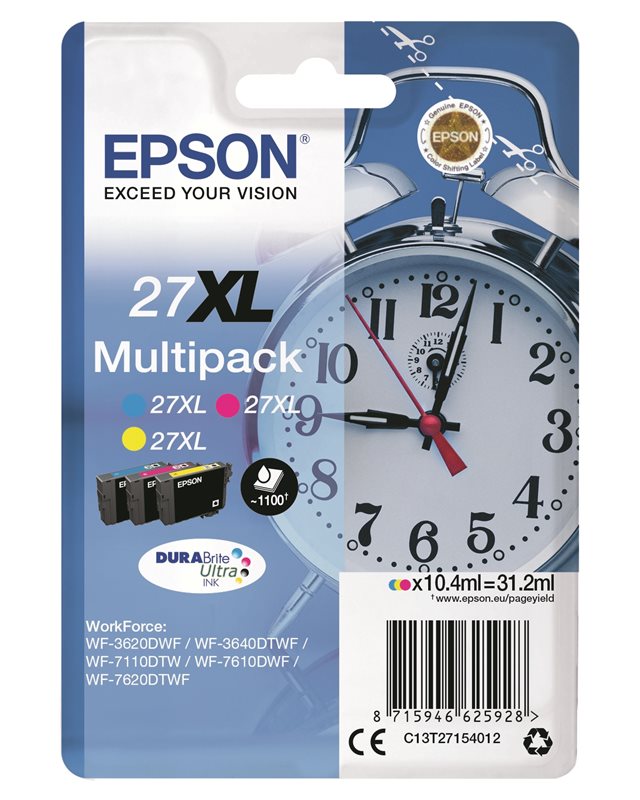 Epson Original - Tinte XL CMY - 27 DURABrite Epson Original - Tinte XL CMY - 27 DURABrite
