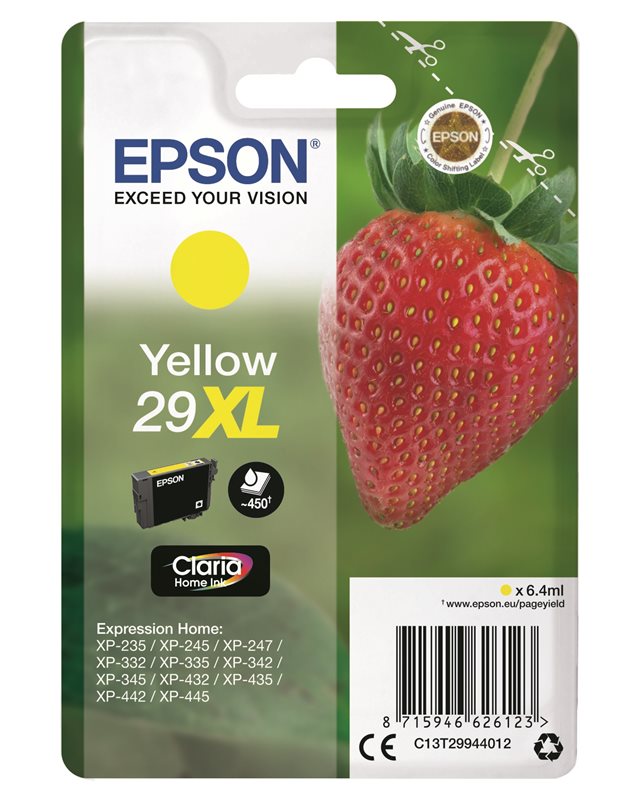 Epson Original - Tinte XL gelb - 29 Claria Epson Original - Tinte XL gelb - 29 Claria