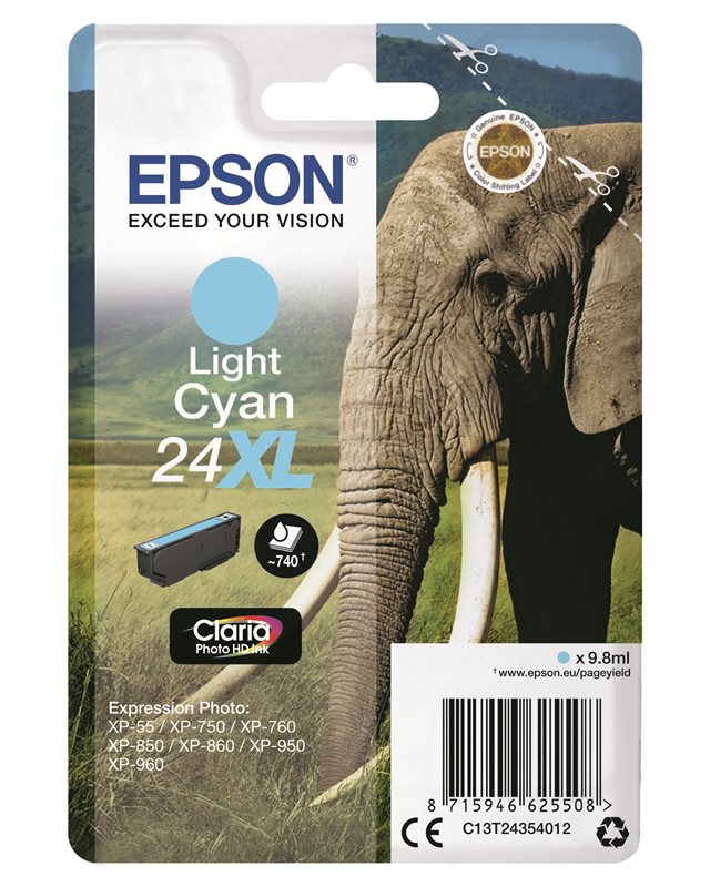 Epson - ink XL light cyan - 24 Claria